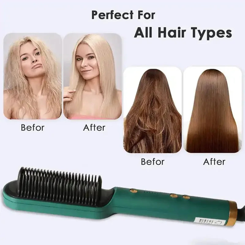 🔥 CEPILLO ALISADOR ELÉCTRICO - EL CABELLO DE TUS SUEÑOS🔥